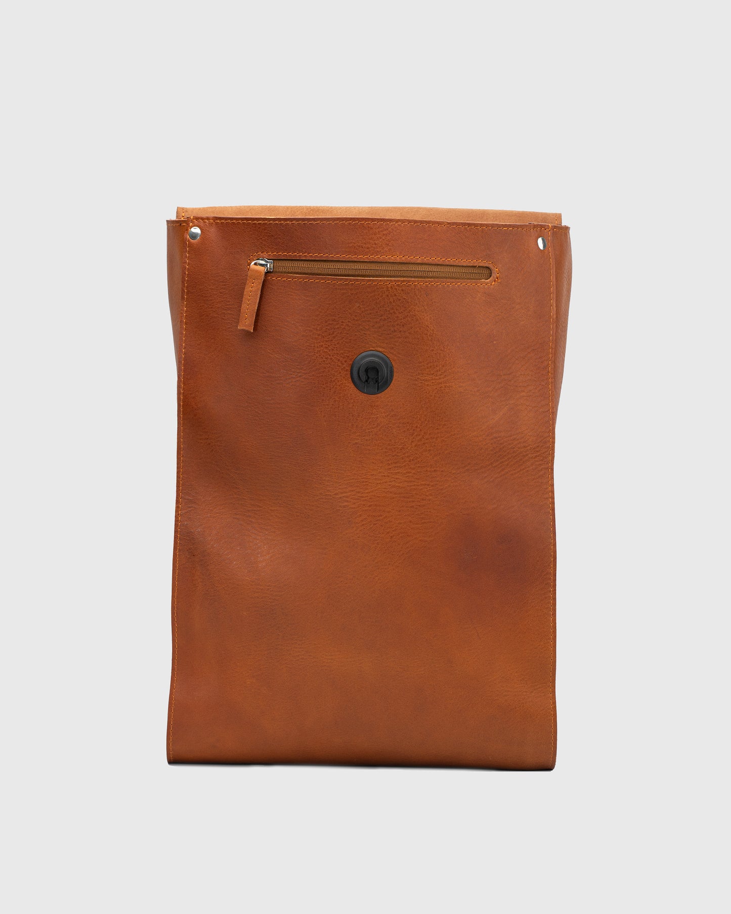 Mochila de cuero para portátil - The Minimalist (Tan)