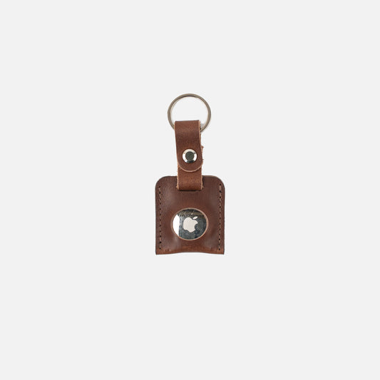 Leather AirTag keyring, product detail