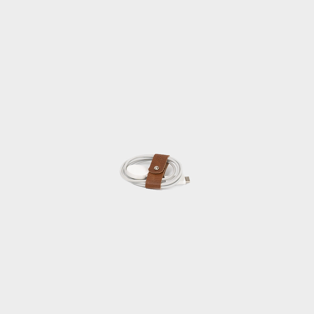 leather cord organizer for usb-c charger