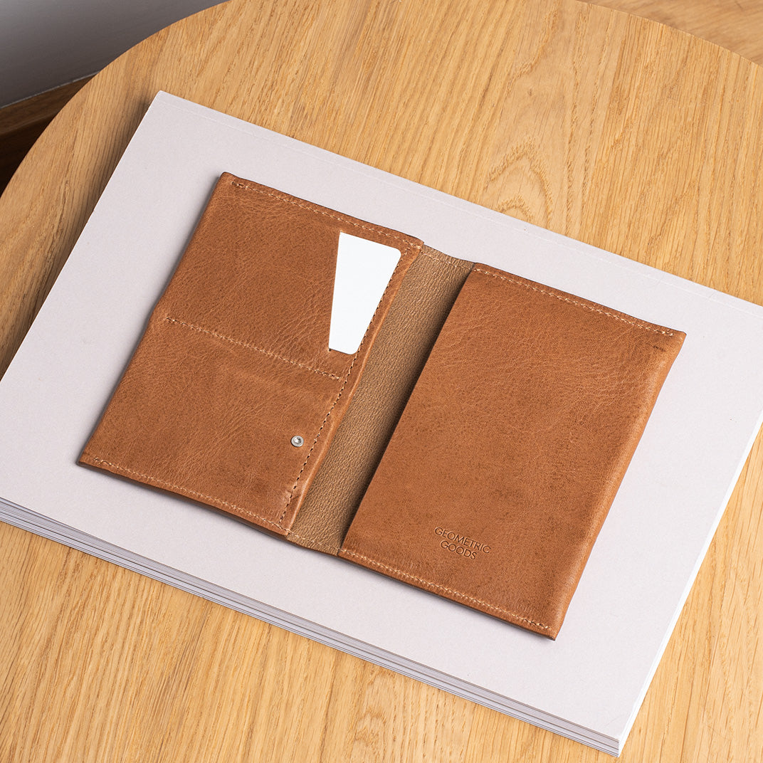 passport holder with AirTag for travelers with secure compartment
