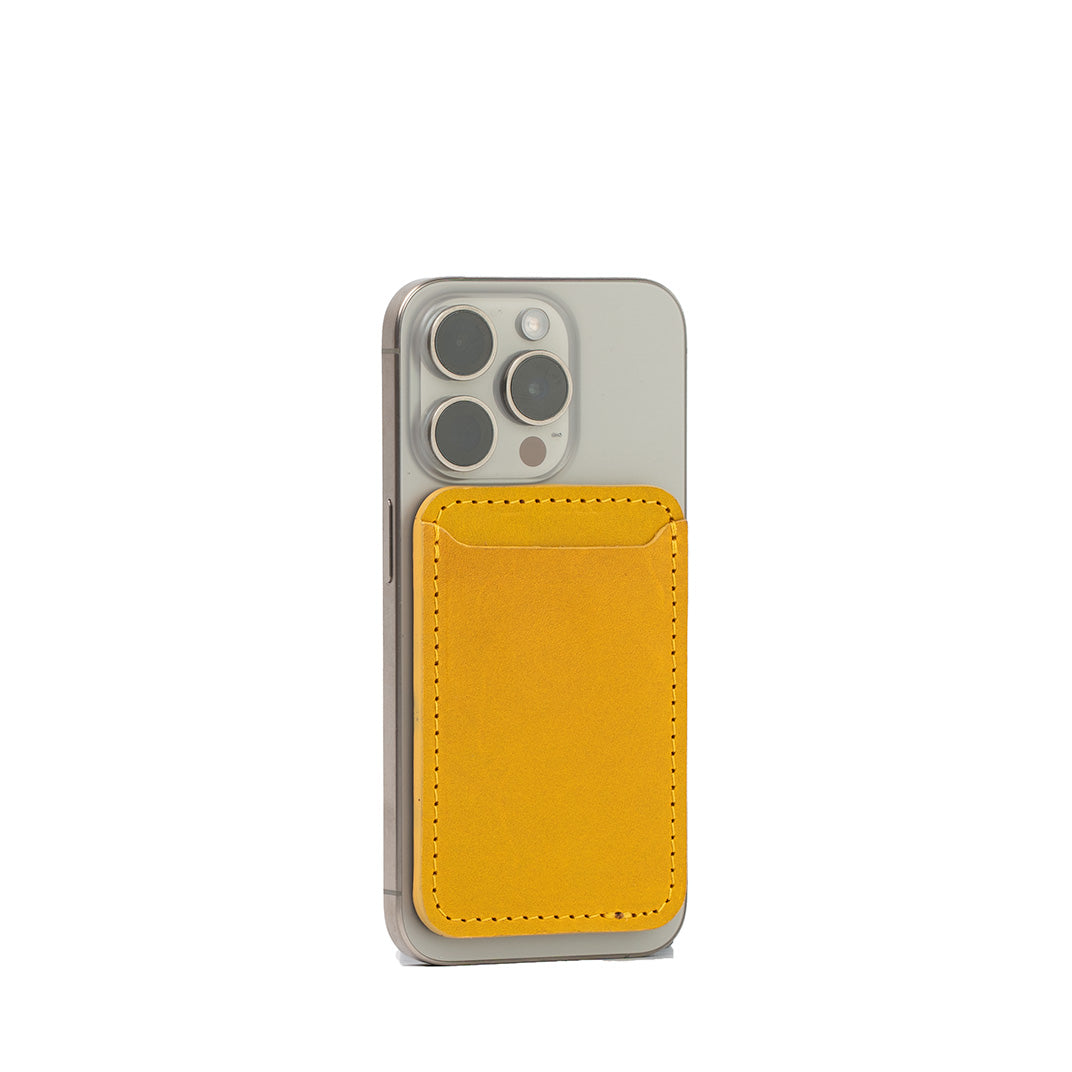 Porte-cartes MagSafe en cuir pleine fleur - Classique
