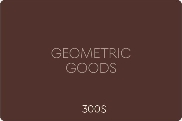 Geometric Goods Gift Card - Geometric Goods