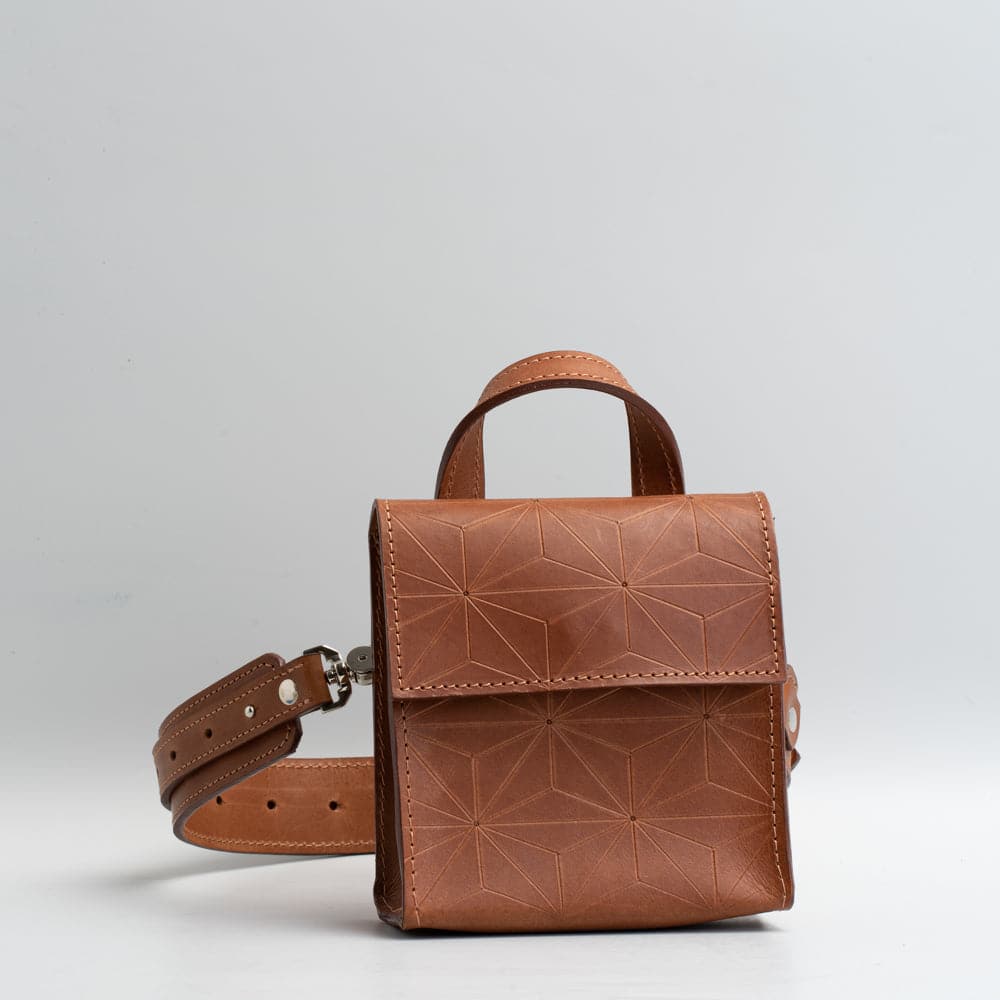 brown mini backpack