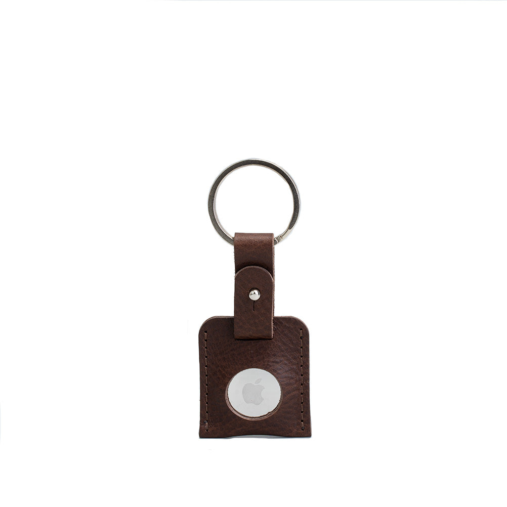 Leather airtag keyring - Geometric Goods