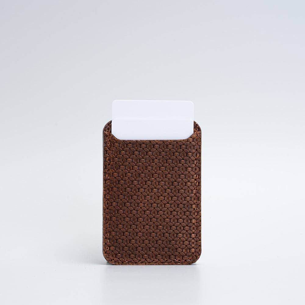 exclusive magsafe wallet for iPhone made from luxury leather is a perfect gift for man or woman