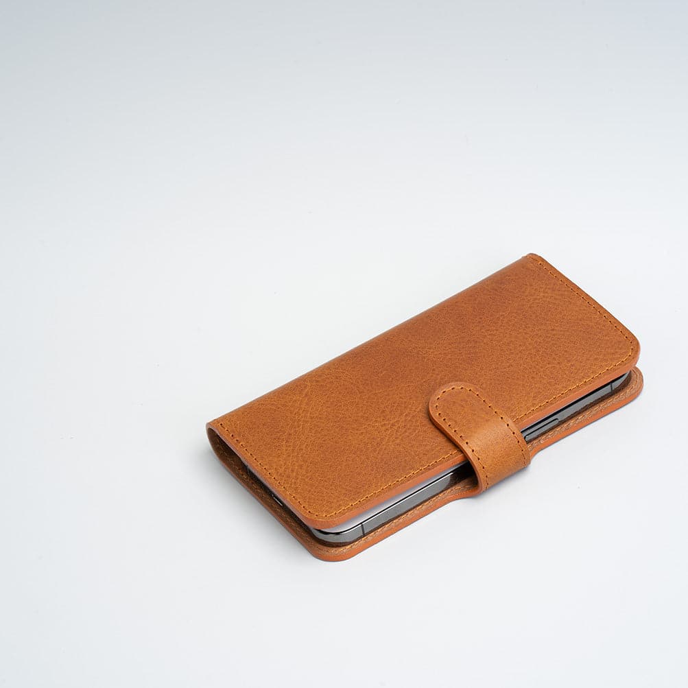 iPhone 12/13 series Full-Grain Leather Folio Wallet with Magsafe vol. 4.0 - Geometric Goods