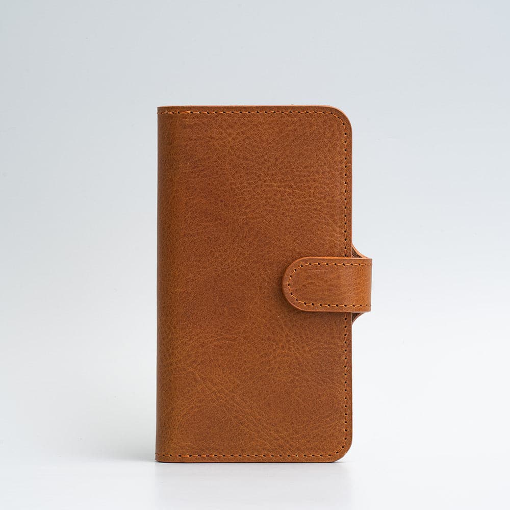 iPhone 12/13 series Full-Grain Leather Folio Wallet with Magsafe vol. 4.0 - Geometric Goods