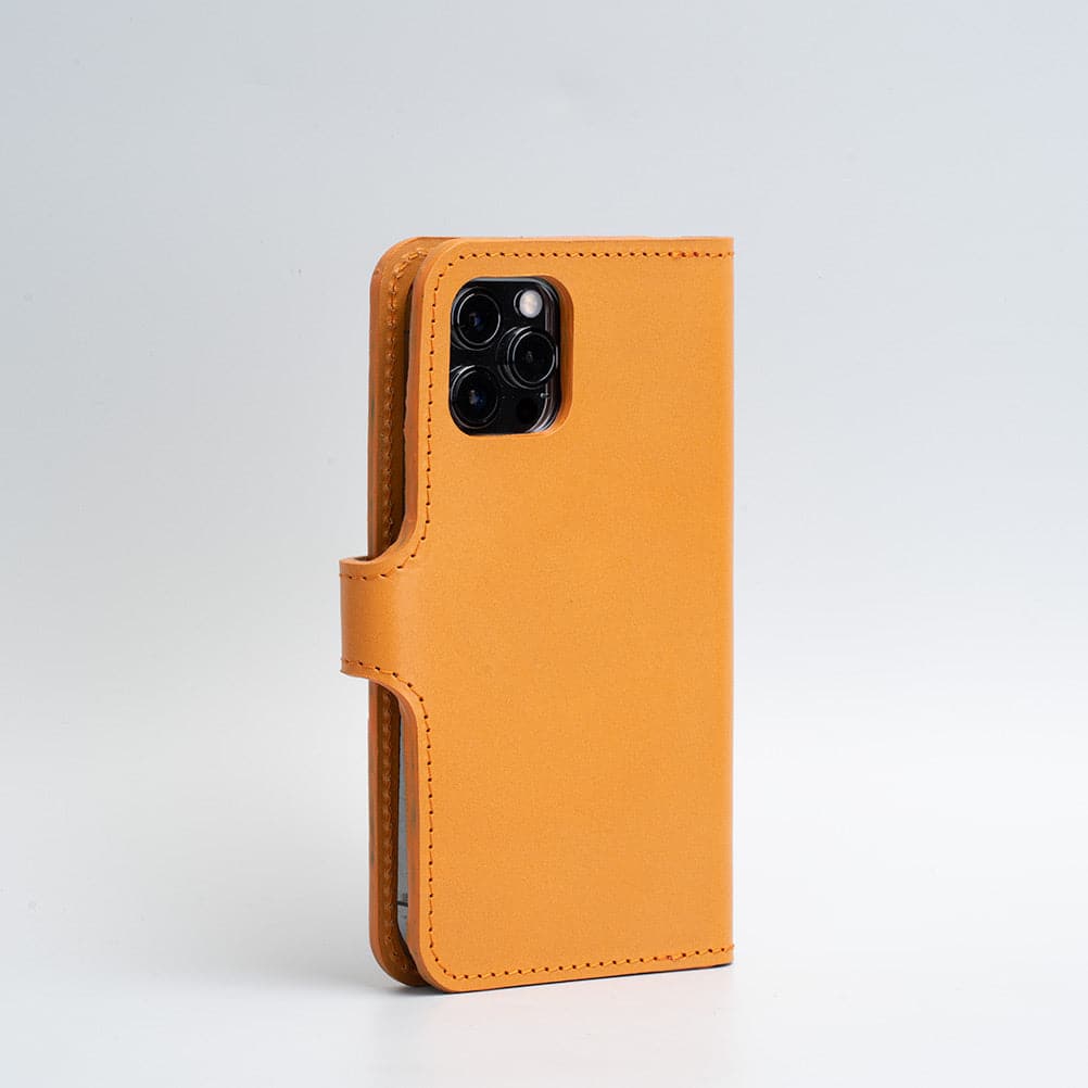 iPhone 12/13 series Full-Grain Leather Folio Wallet with Magsafe vol. 4.0 - Geometric Goods