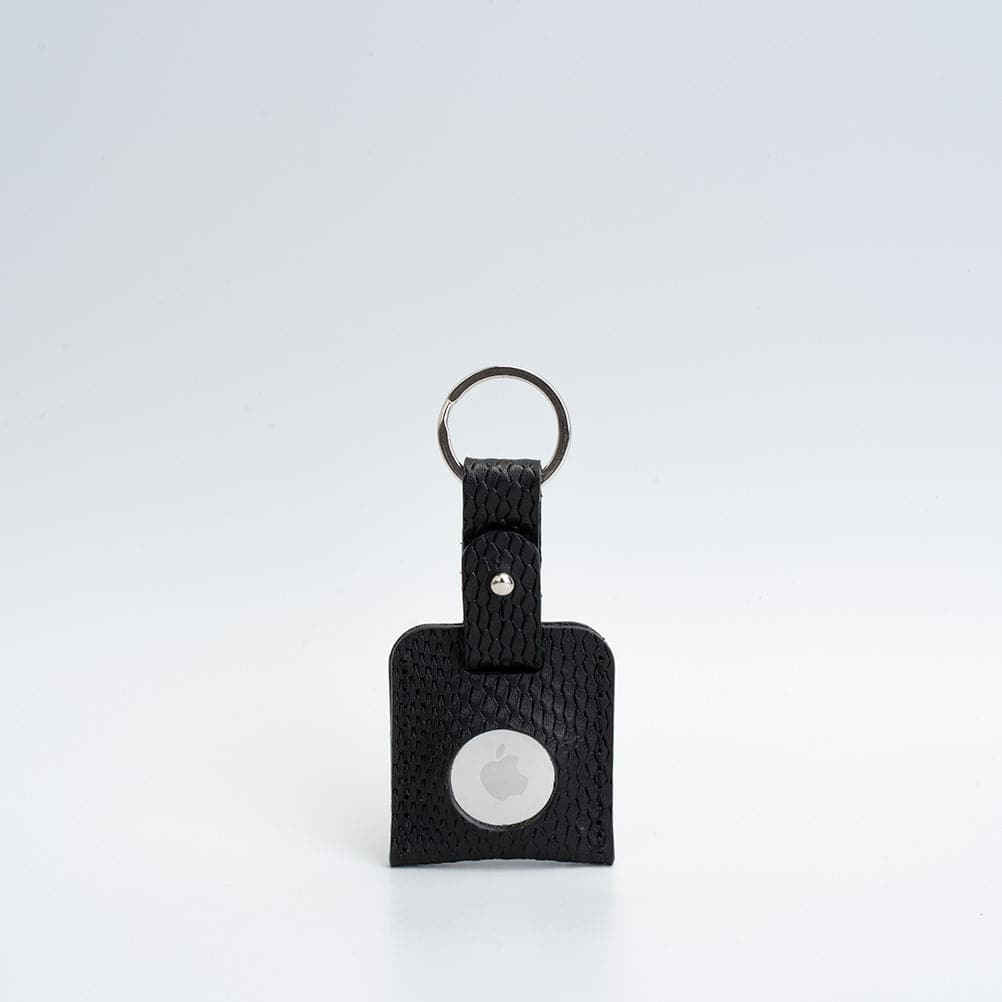 Leather airtag keyring - Geometric Goods