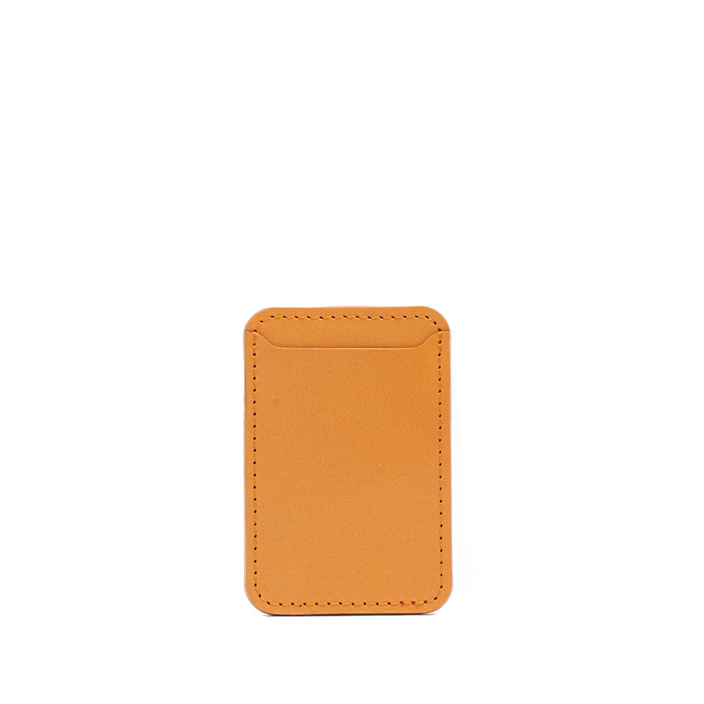 Geometric Goods iPhone Leather Wallet with MagSafe Deep Safron
