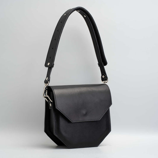shoulder bag leather black