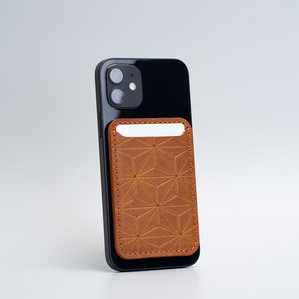 unique leather magsafe wallet