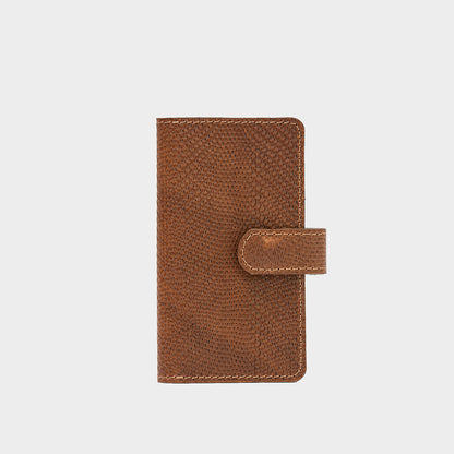 Leather Folio Wallet with MagSafe on magnet closure - SALE