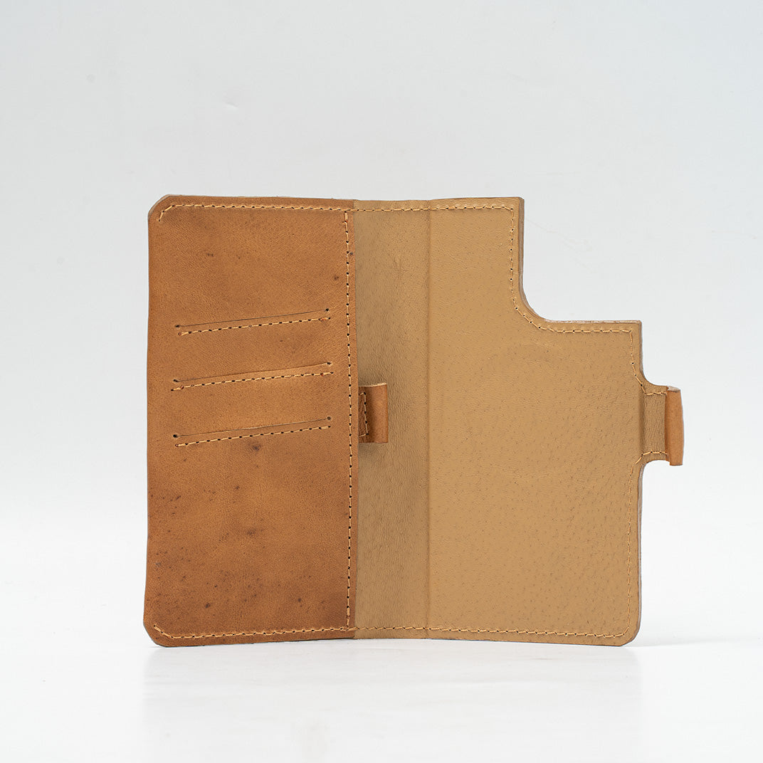 Leather iPhone folio wallet with Magsafe - The Minimalist 2.1 - SALE