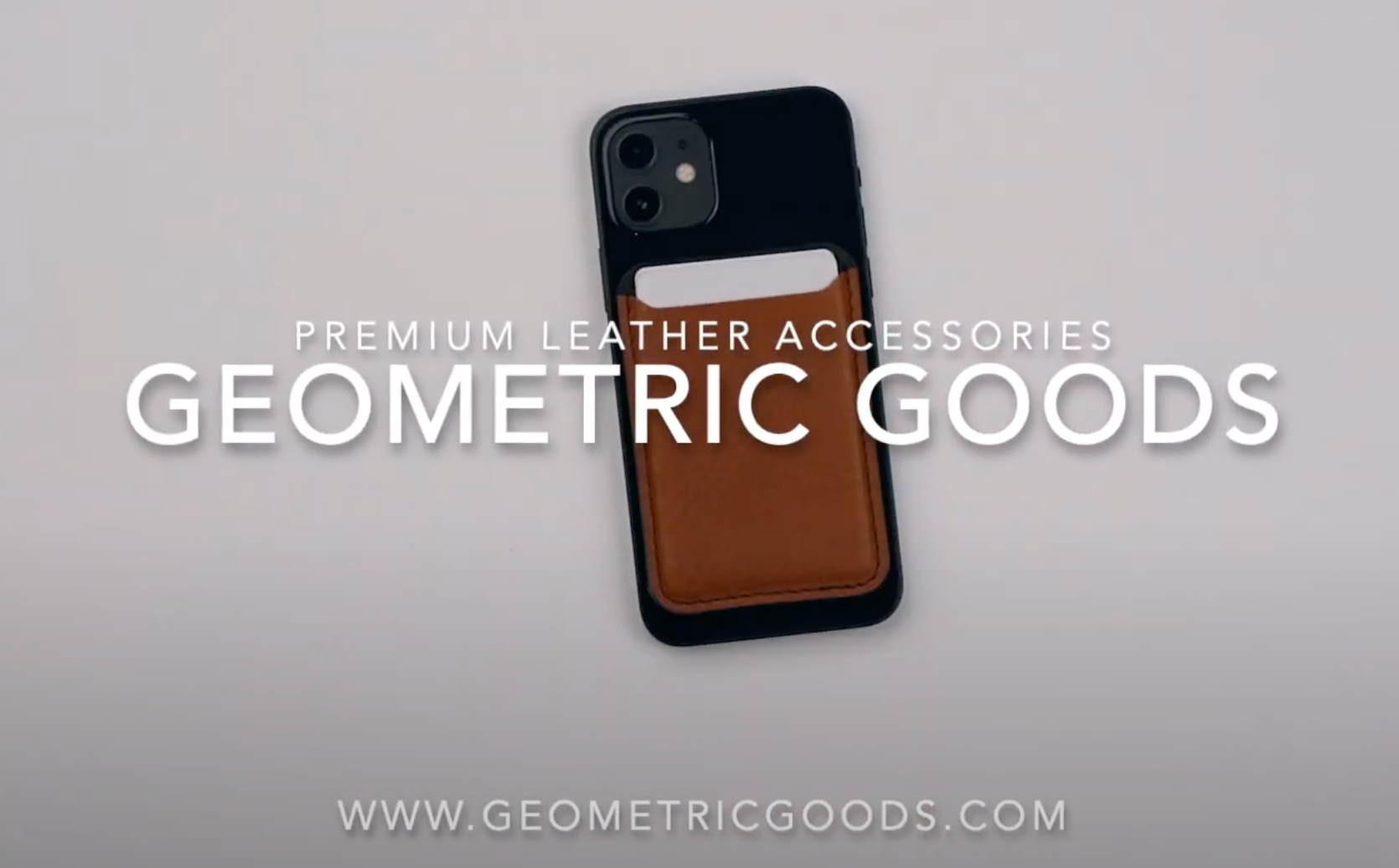 Load video: Leather wallet with Magsafe