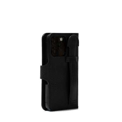 iPhone 14 Serie Leder MagSafe Klapphülle Brieftasche mit Griff
