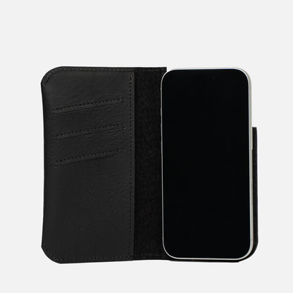 Étui folio portefeuille en cuir pour iPhone 17 avec MagSafe – The Minimalist 1.0