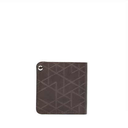 Men's air tag wallet leather gray vectors color