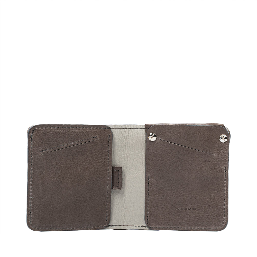 air tag wallet for men leather gray color