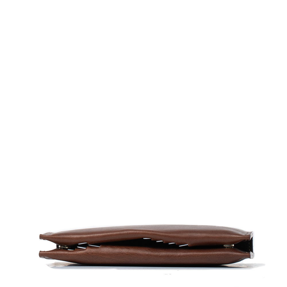 air tag wallet for woman continental mahogany