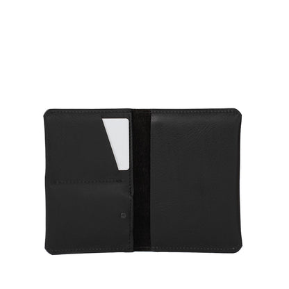 passport cover for AirTag in black color