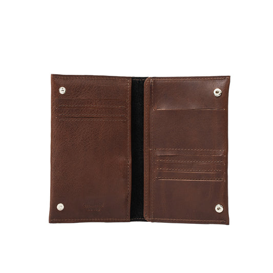 airtag wallet for man continental mahogany