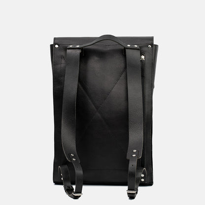 Geometric Goods - Leather laptop backpack