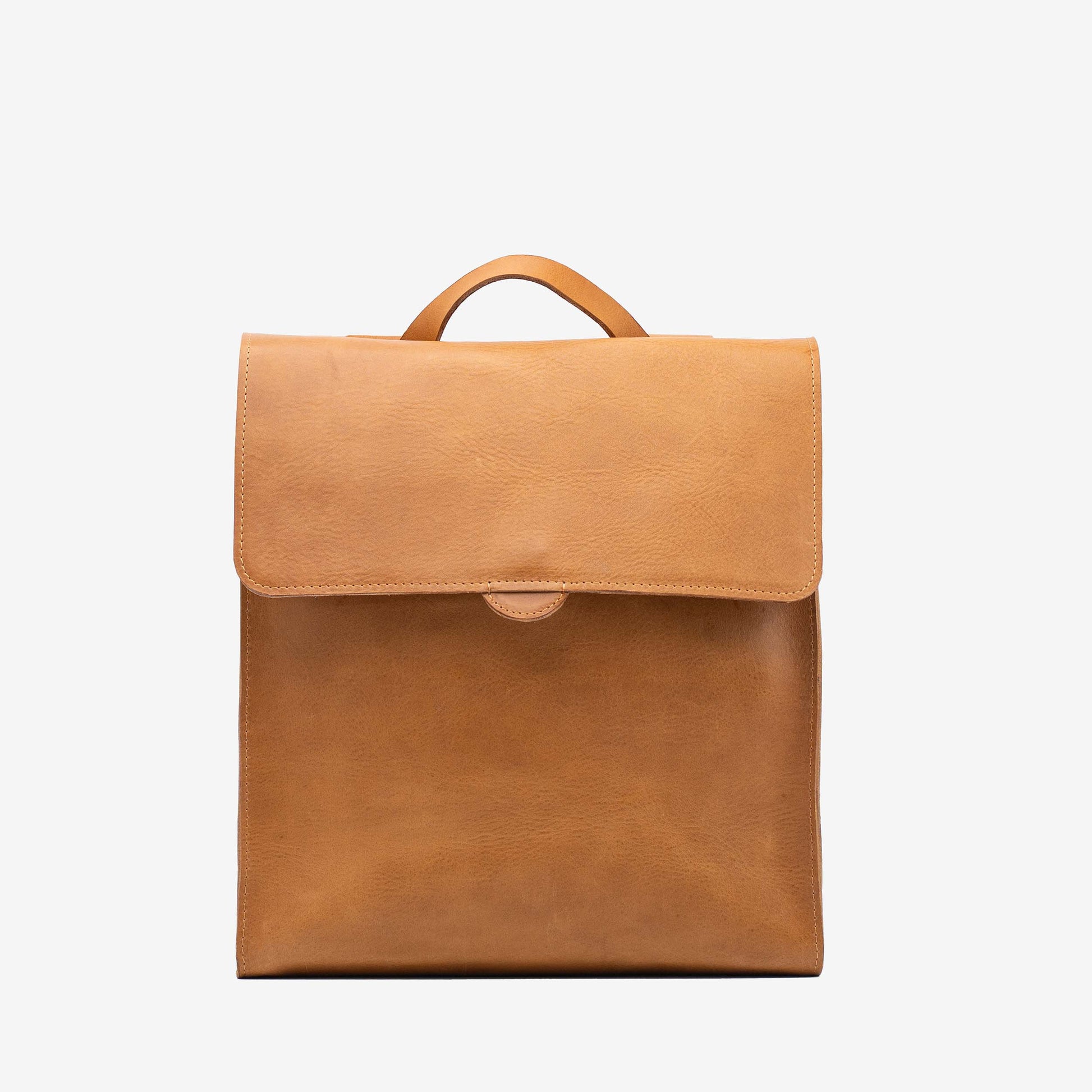 Leather Backpack - Fibonacci (Black)