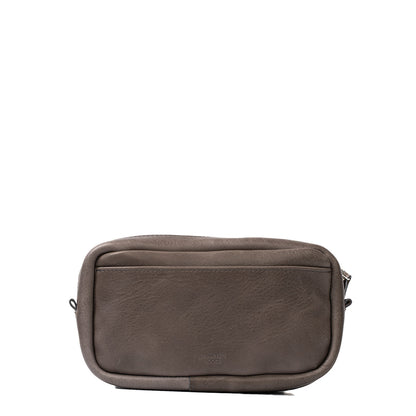 small mens messenger bag in gray color