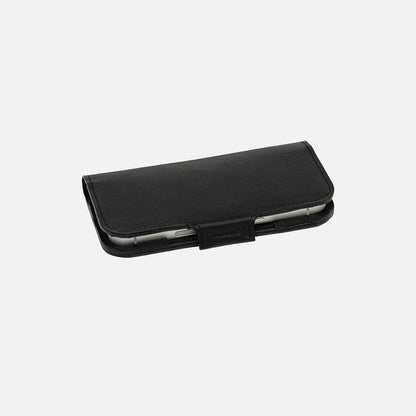 Closed black Classic 5.0 leather MagSafe folio wallet for iPhone 18 Pro and Pro Max
