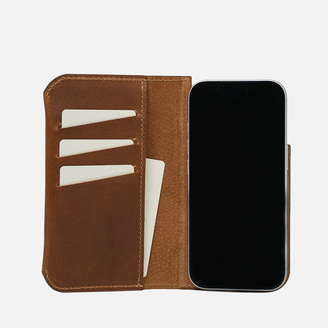 Minimalist 1.0 leather folio case for iPhone 18 Pro and Pro Max – Geometric Goods