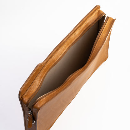 Leather bag for laptop - The File