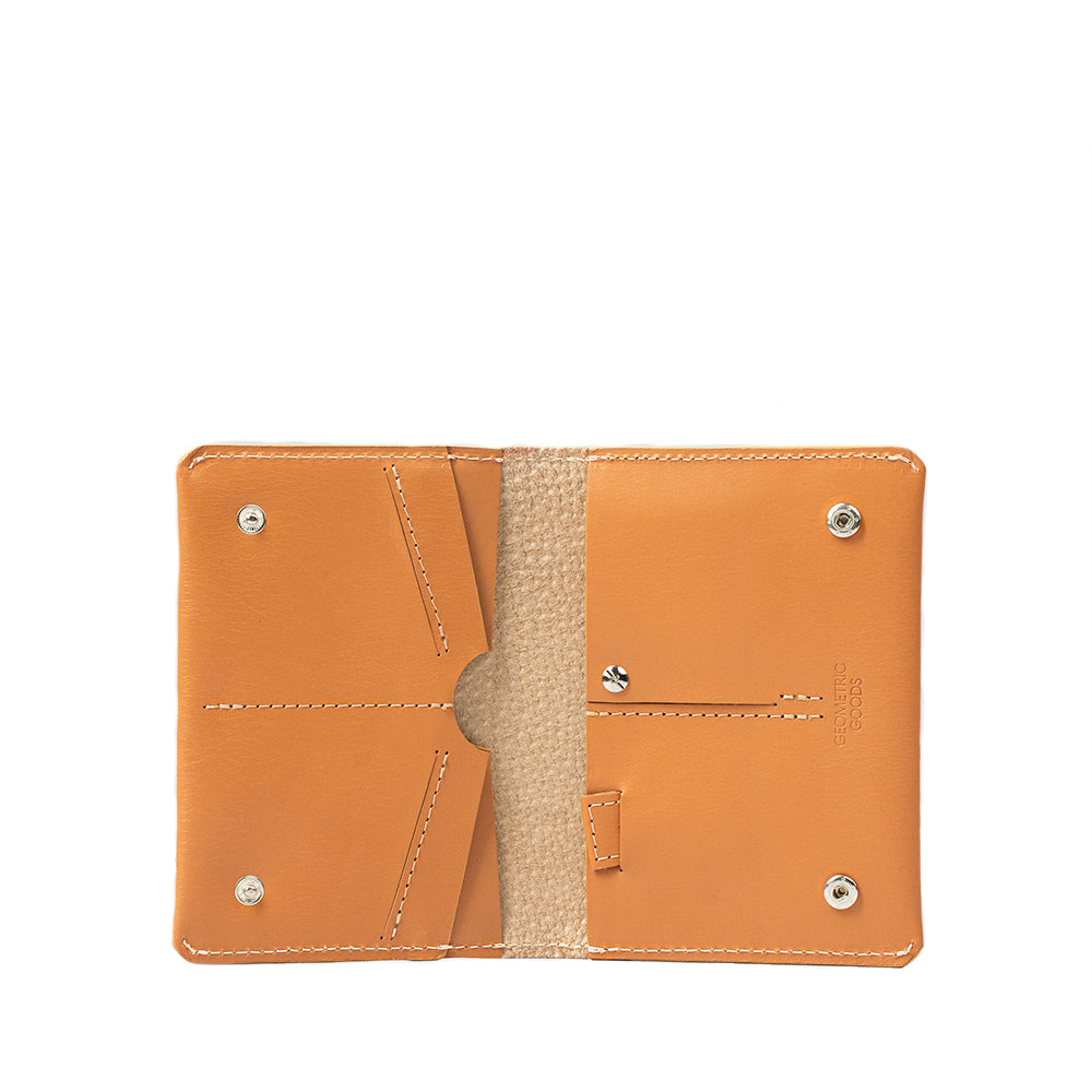 AirTag Wallet - Passport Holder Light Orange