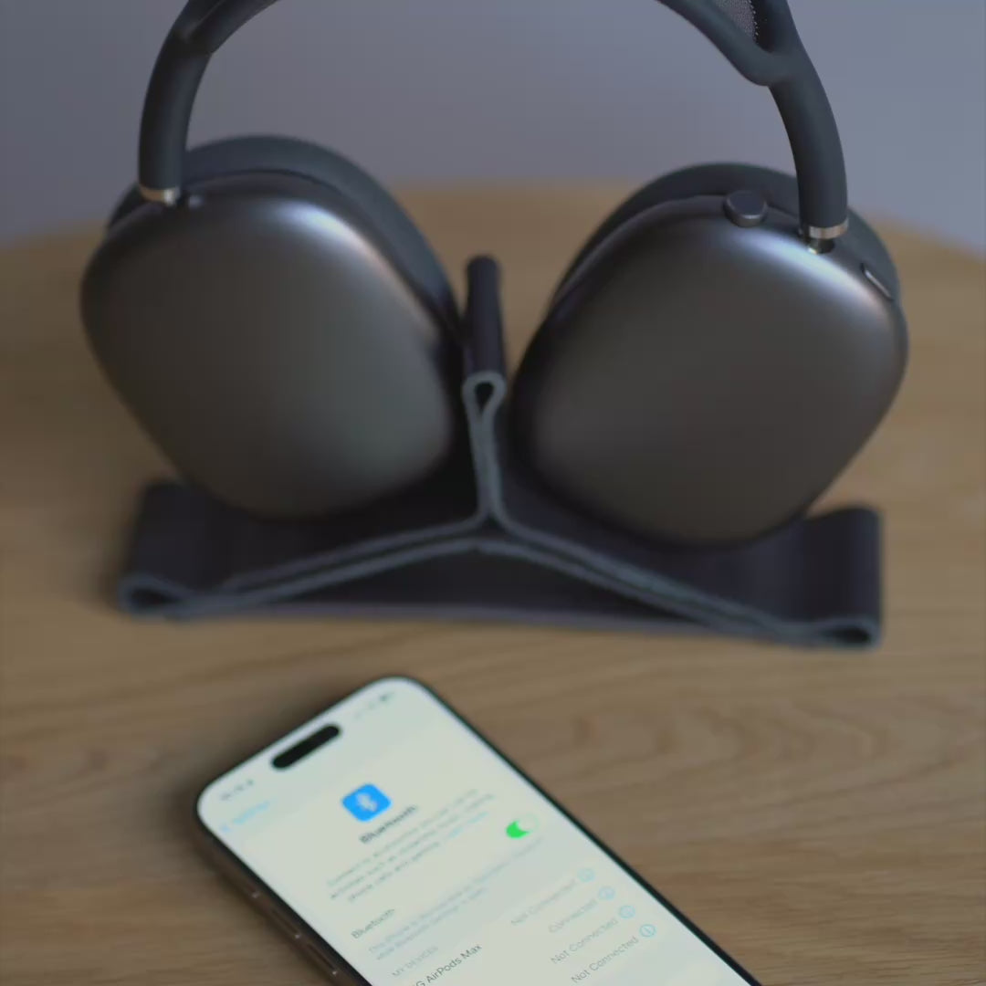 Load video: AirPods Max Stand - Low Power Mode Activation