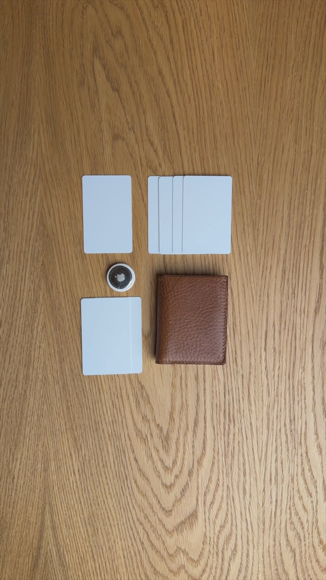 Load video: AirTag wallet leather card holder: how to attach airtag to wallet