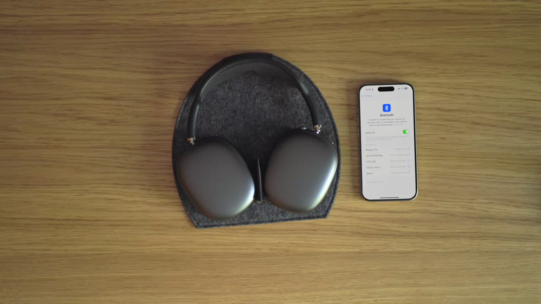 Airpods Max low-power mode activation with Geometric Goods'Rest Station 2.0