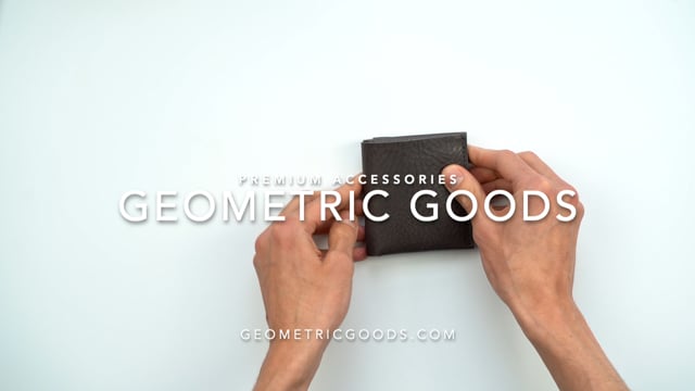 Porte-cartes en cuir pour AirTag 2.0 – Geometric Goods
