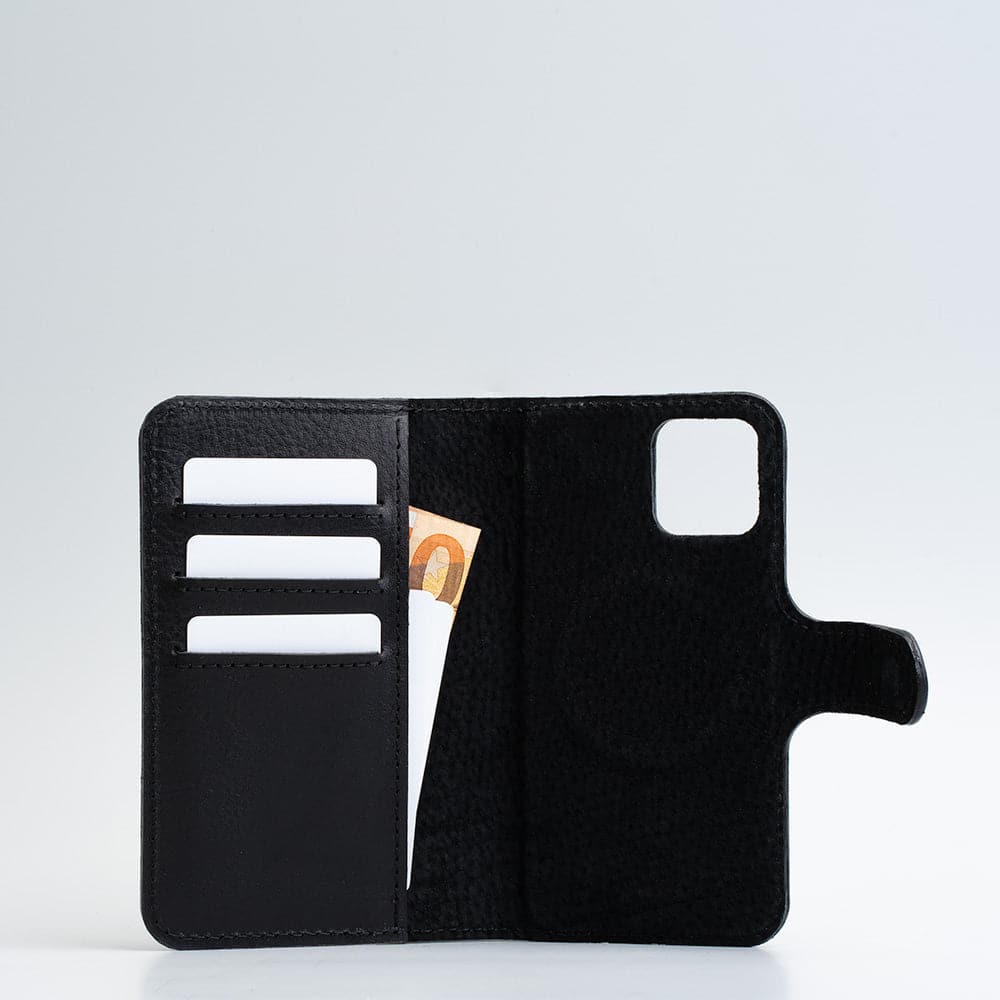iPhone 12/13 series Full-Grain Leather Folio Wallet with Magsafe vol. 4.0 - Geometric Goods