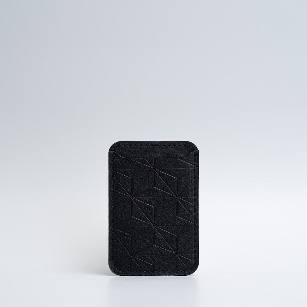 MagSafe Wallet - Geometric Flower Black