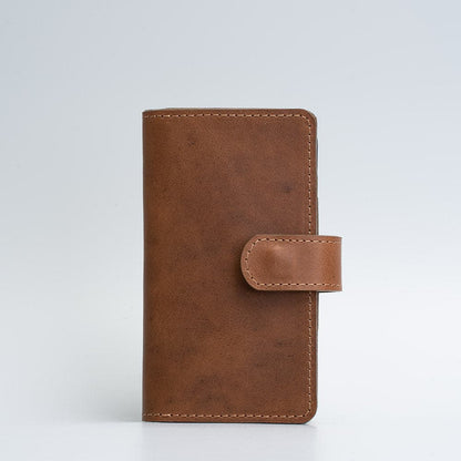 brown iphone 12 pro leather wallet