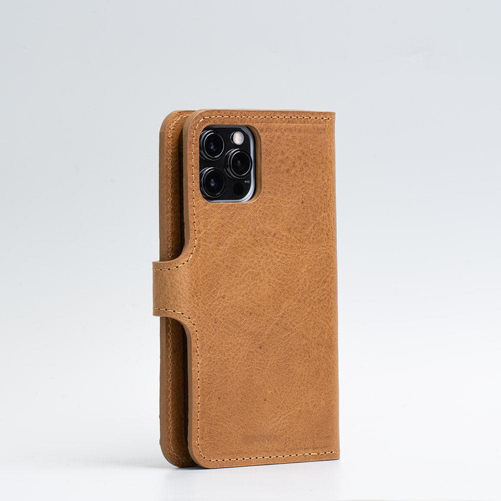 iPhone 12/13 series Leather Folio Case with MagSafe - Classic 4.0