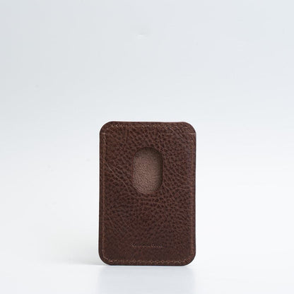 chocolate brown magsafe card holder