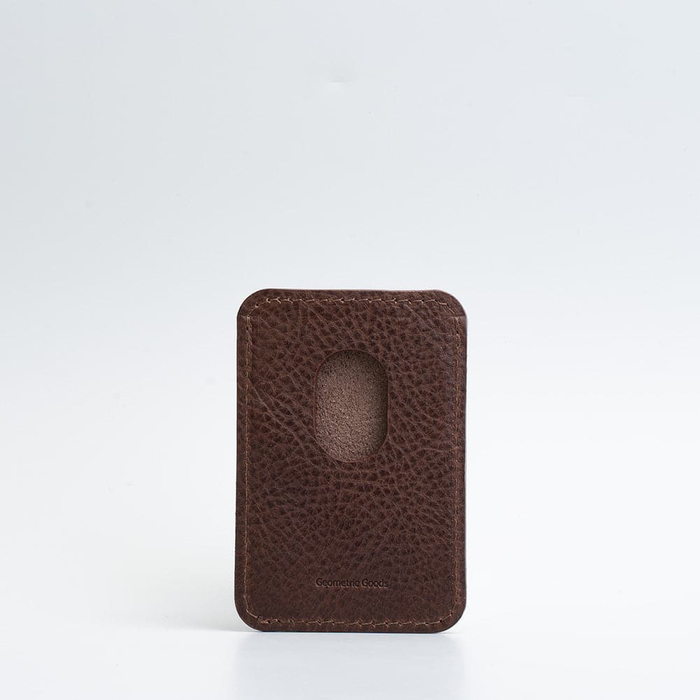chocolate brown magsafe card holder