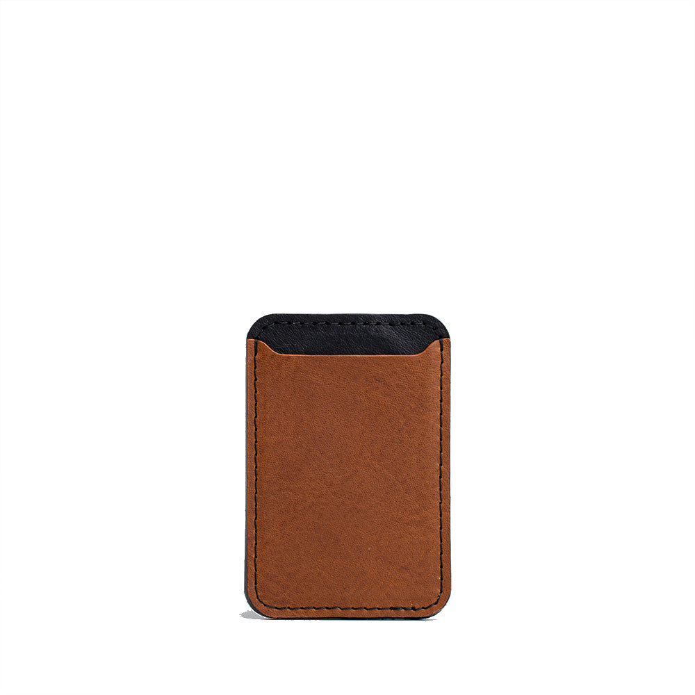 leather magsafe wallet tan
