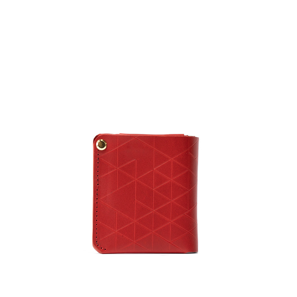 designer airtag wallet red color for woman