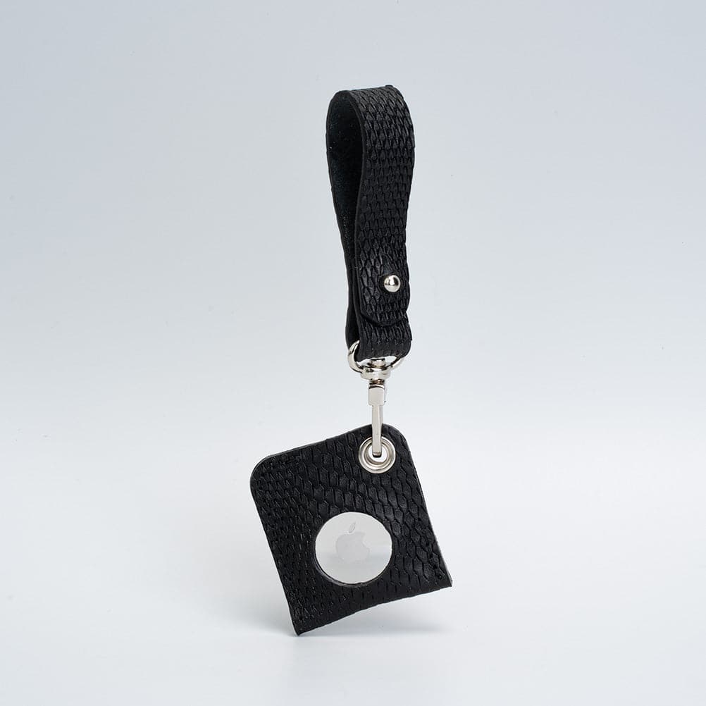 Geometric Goods AirTag Leather Bag Charm