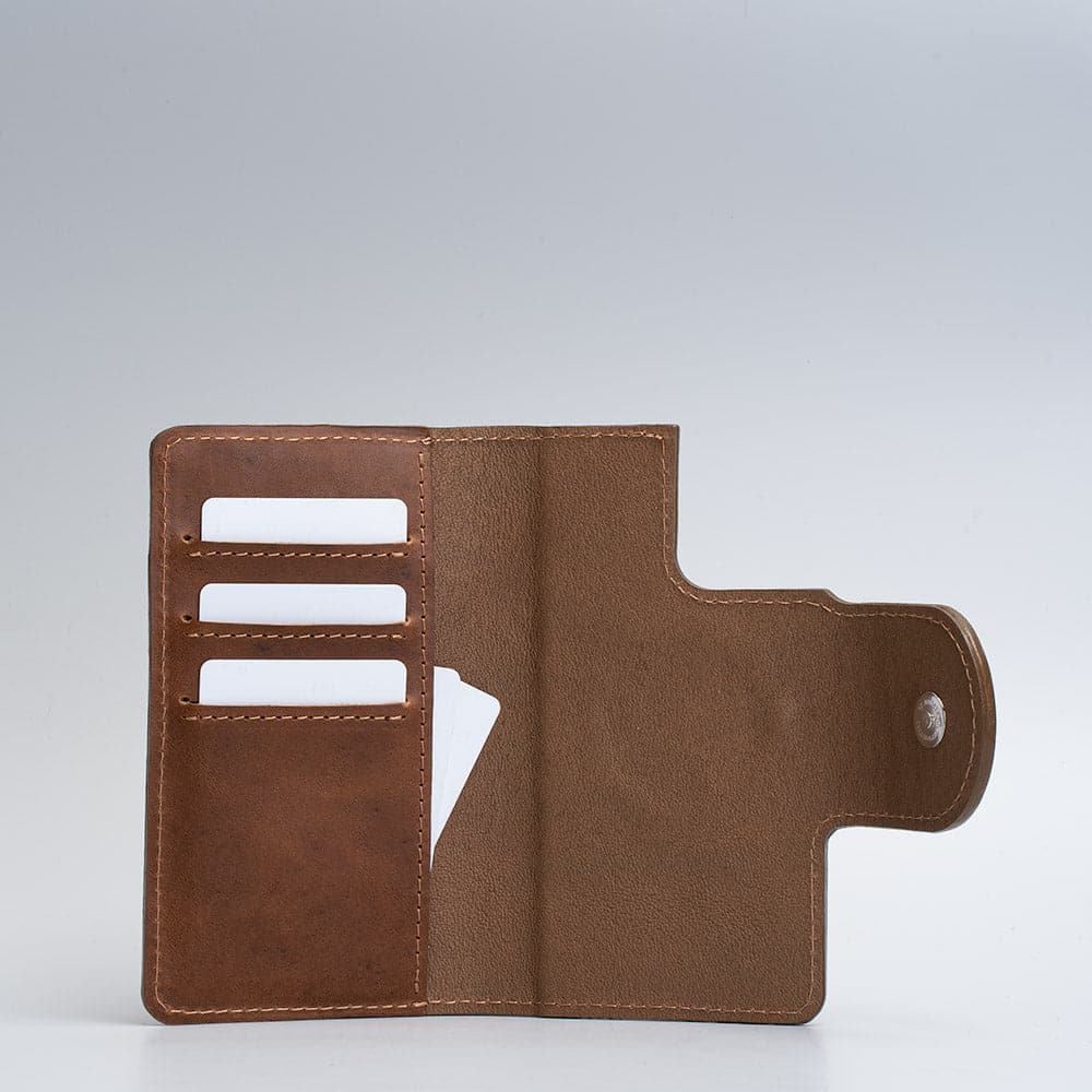 Leather folio wallet with Magsafe 1.0 - SALE - Geometric Goods