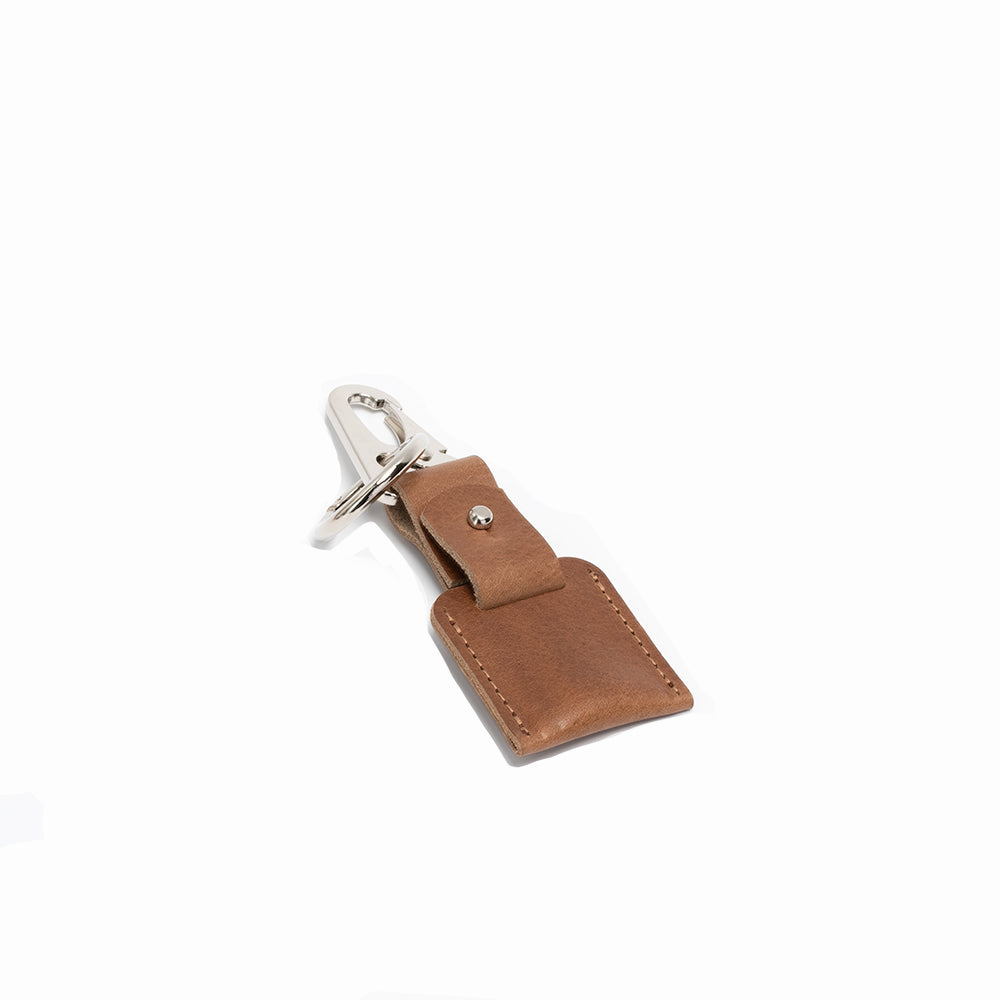 Porte-clés AirTag en cuir sur mousqueton – Geometric Goods