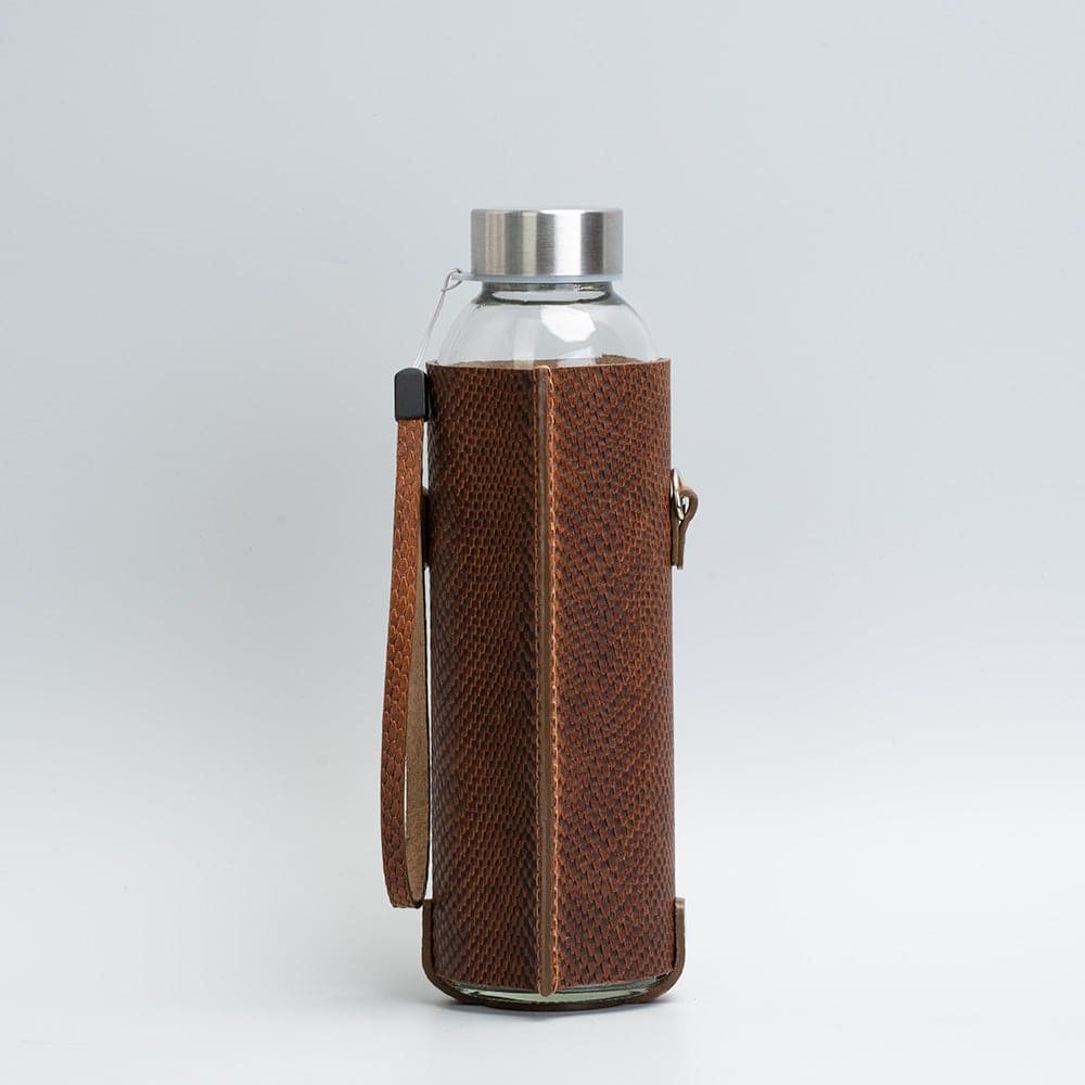 leather bottle bag