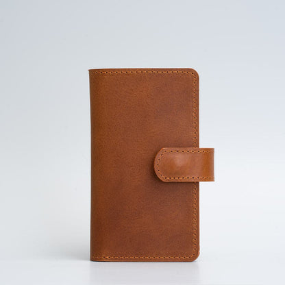 leather iphone folio wallet with magsafe